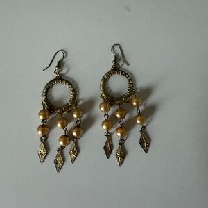 Vintage chandelier drop earrings